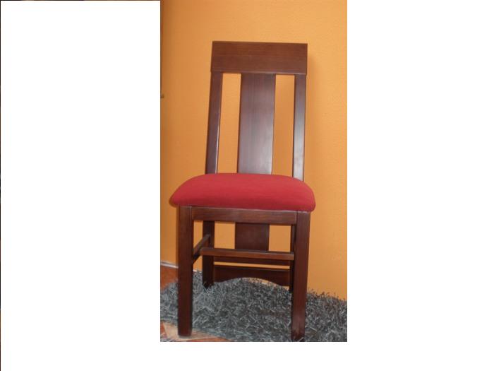 125-TOK  Silla saln color madera y asiento a elegir
