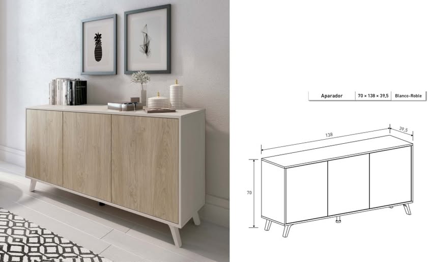 519- Aparador moderno 138x70x39,5 519- Aparador moderno 138x70x39,5